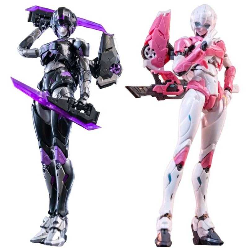 M66337/6 Figure M Breed Infinite Charm Transformers Anime Figure Dark Arcee Figure Statue Pvc Model Collections Toys For Gifts