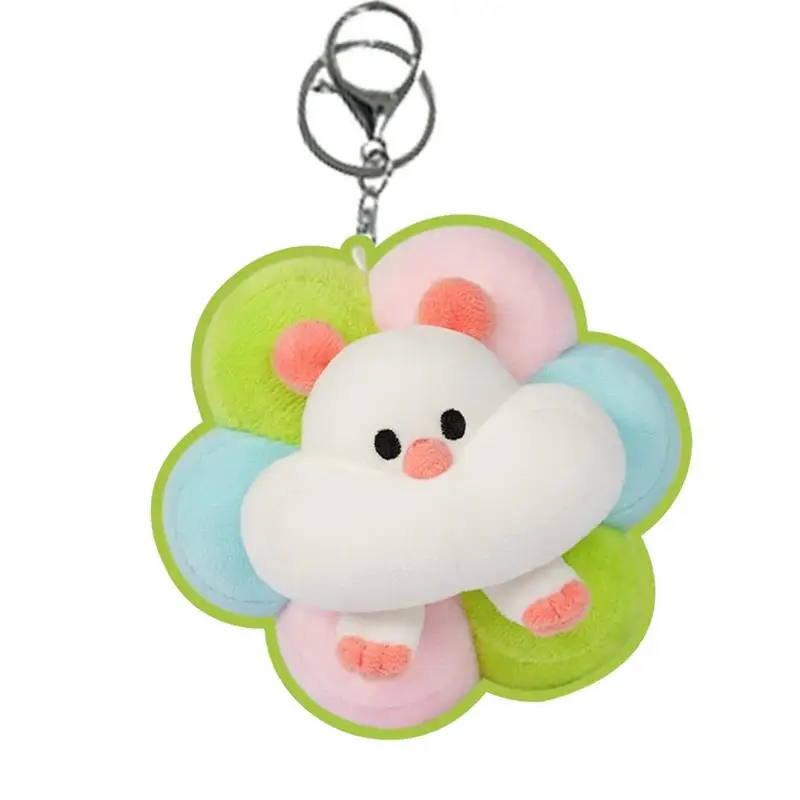 

Plush Bag Charm Bread Sandwich Flower Watermelon Keychain Hamster Stuffed Animal Soft Stuffed Plush Toy Pendants For Student