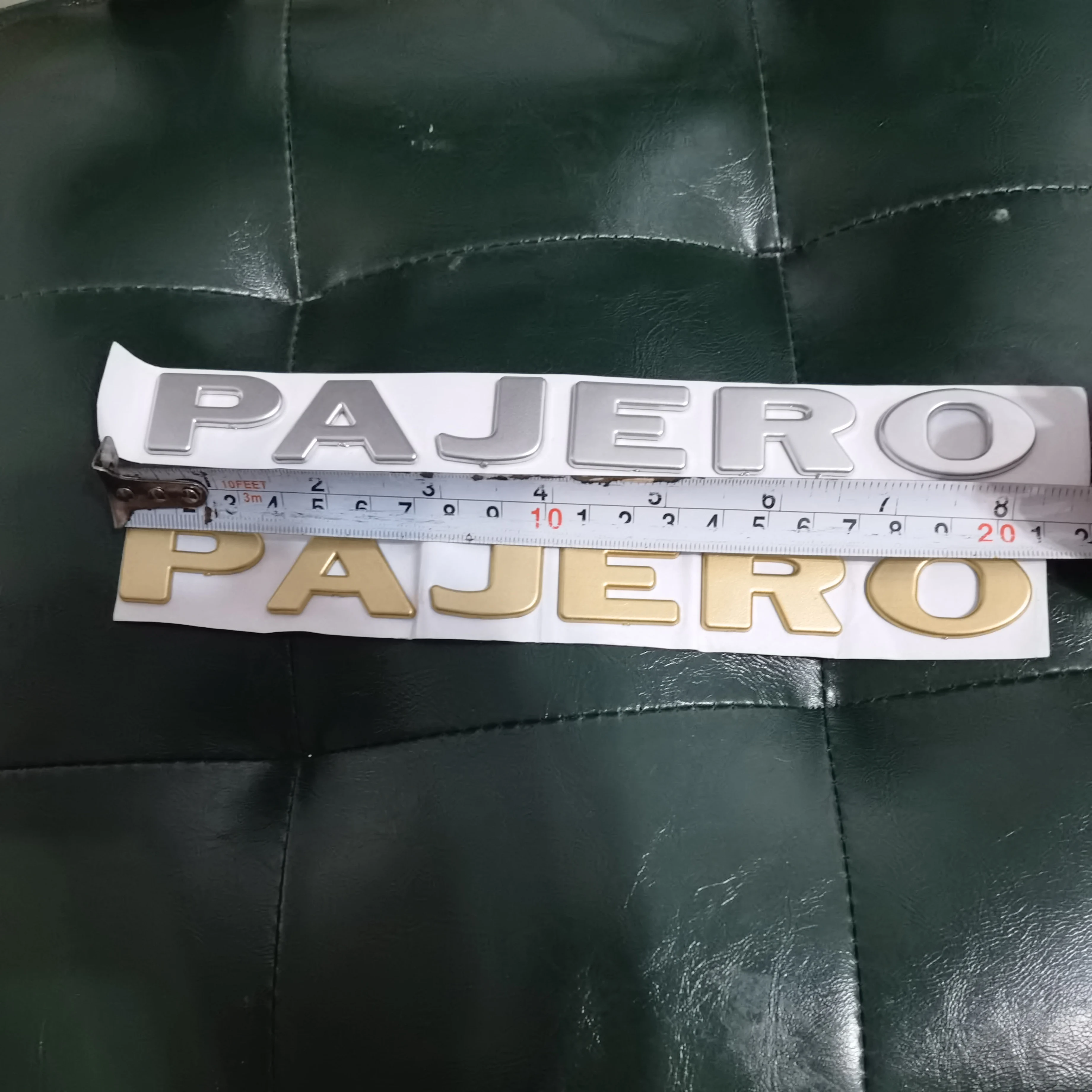 2Color PAJERO Insignia Aufkleber Auto-Reserverad-Aufkleber für Mitsubishi PAJERO V93 V95 V97 V73 V34 Kofferraum Mitsubishi Aufkleber – Detail 4