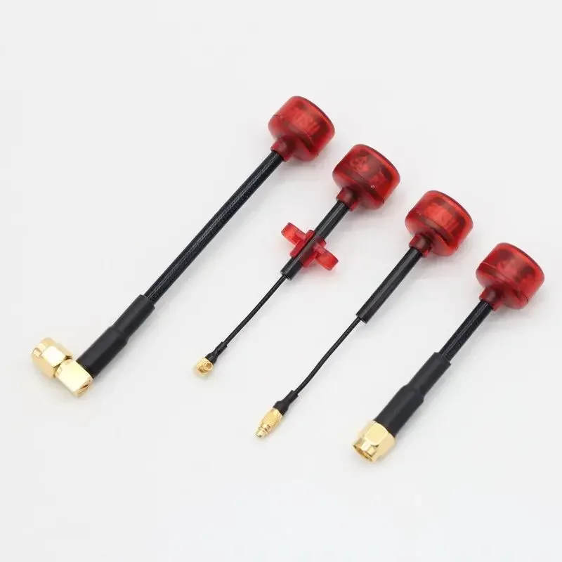 Antena Rush Cherry 5,8G SMA MMCX UFL RHCP adaptador de conector de antena de carreras de largo alcance para Dron de carreras de cuadricóptero FPV