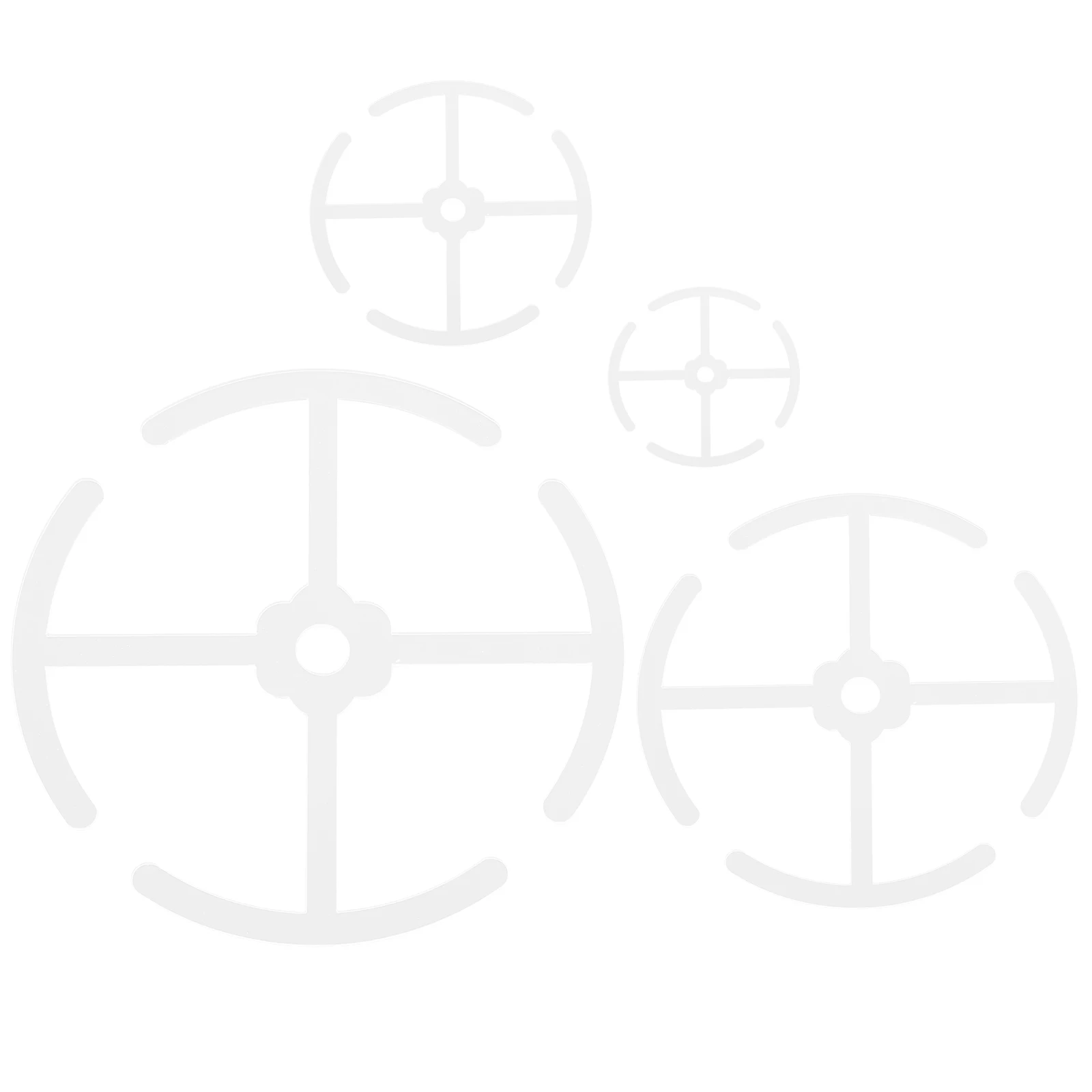 

4Pcs Indoor Plant Stem Holder Acrylic Climbing Support for Bonsai Flowerpot Floral Stem Fixing Yard Plant Rack