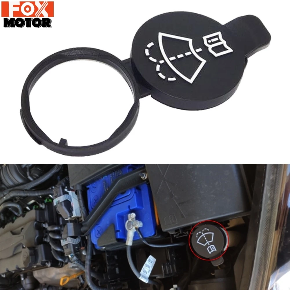 Car Windshield Wiper Washer Fluid Reservoir Tank Bottle Cap Cover 13227300 Fit for Chevrolet Buick GMC Cadillac Vauxhal