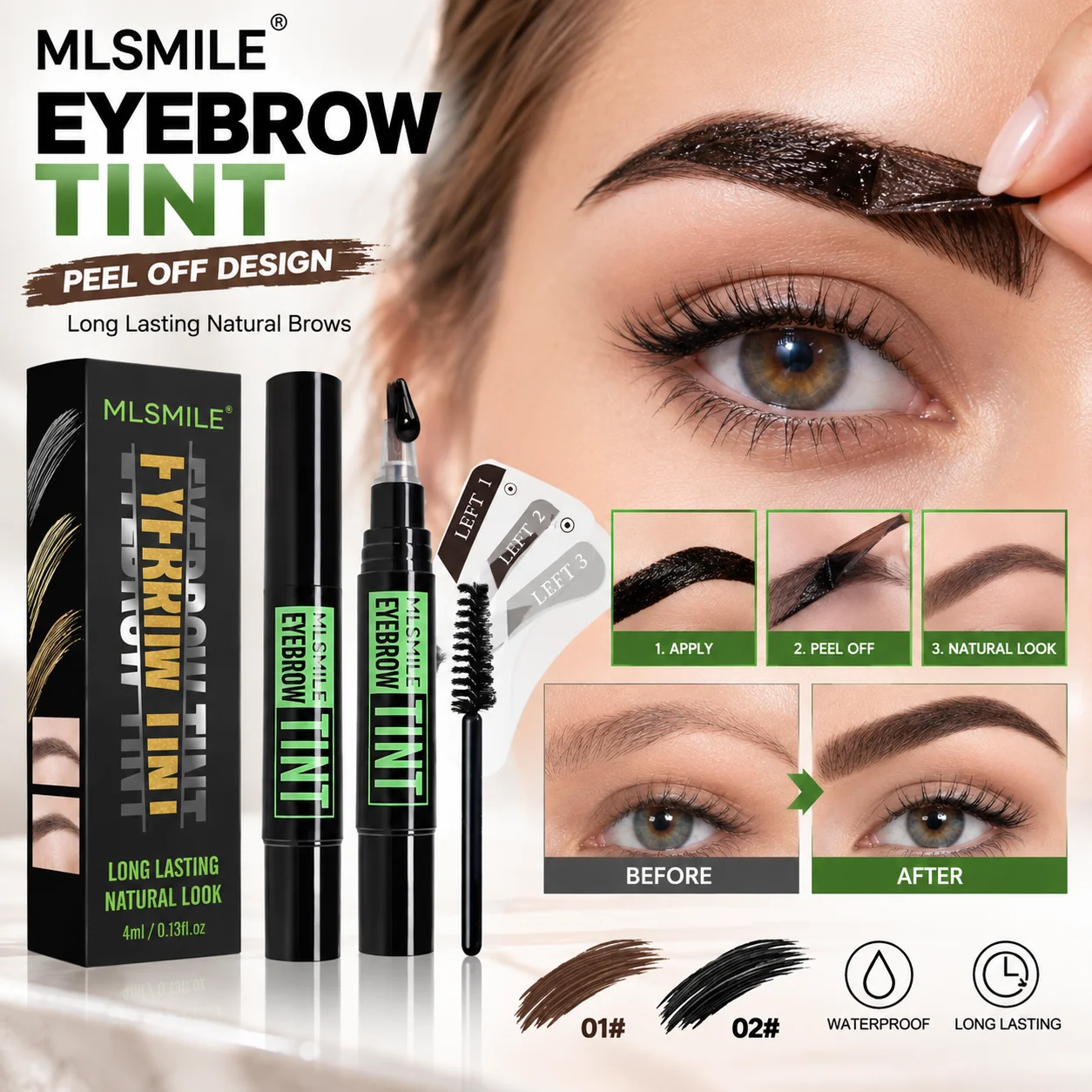 Bb Cream Tinted - Conjunto de Gel para Tintura de