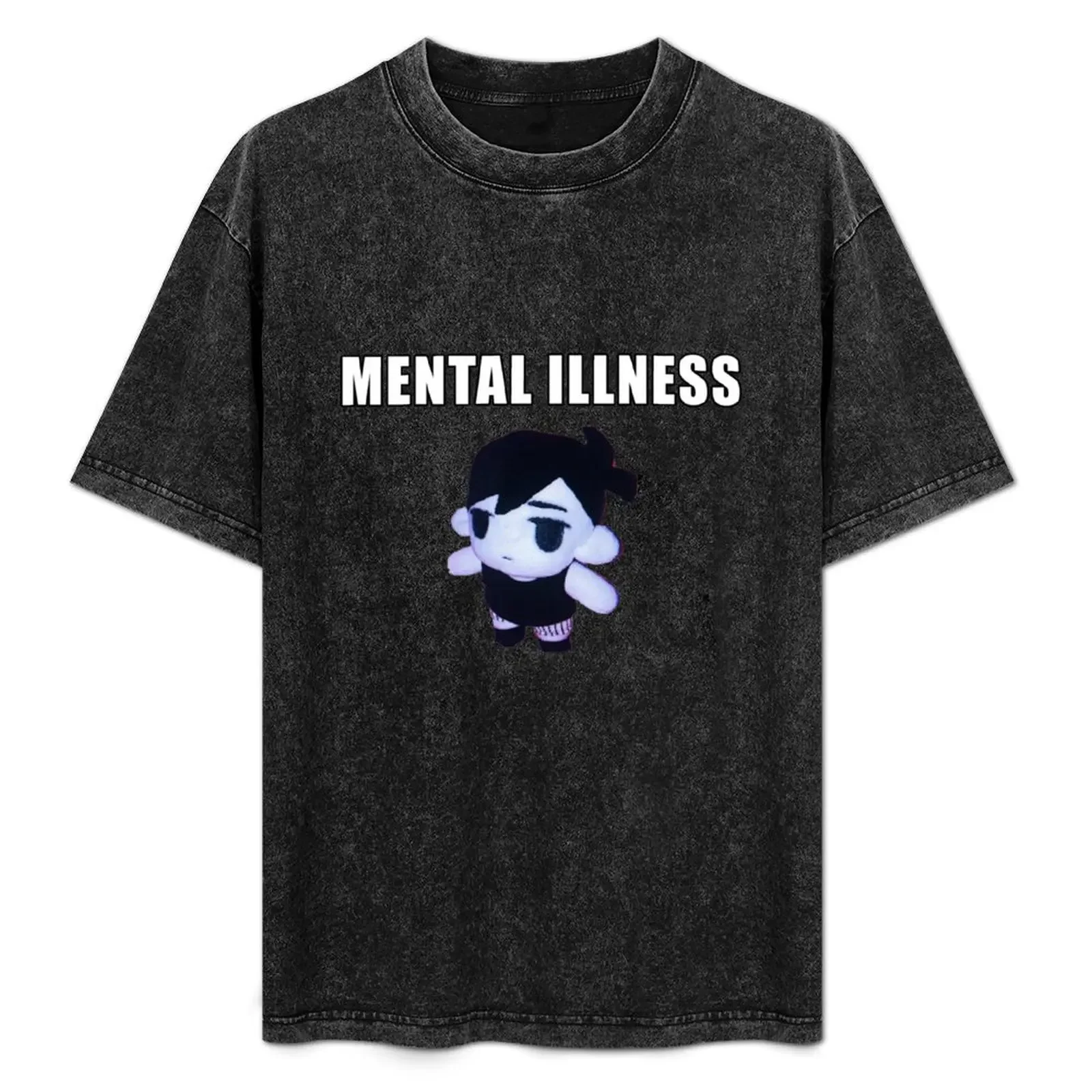 

omori mental illness funny T-Shirt anime clothes quick-drying cotton graphic tees tshirts for men