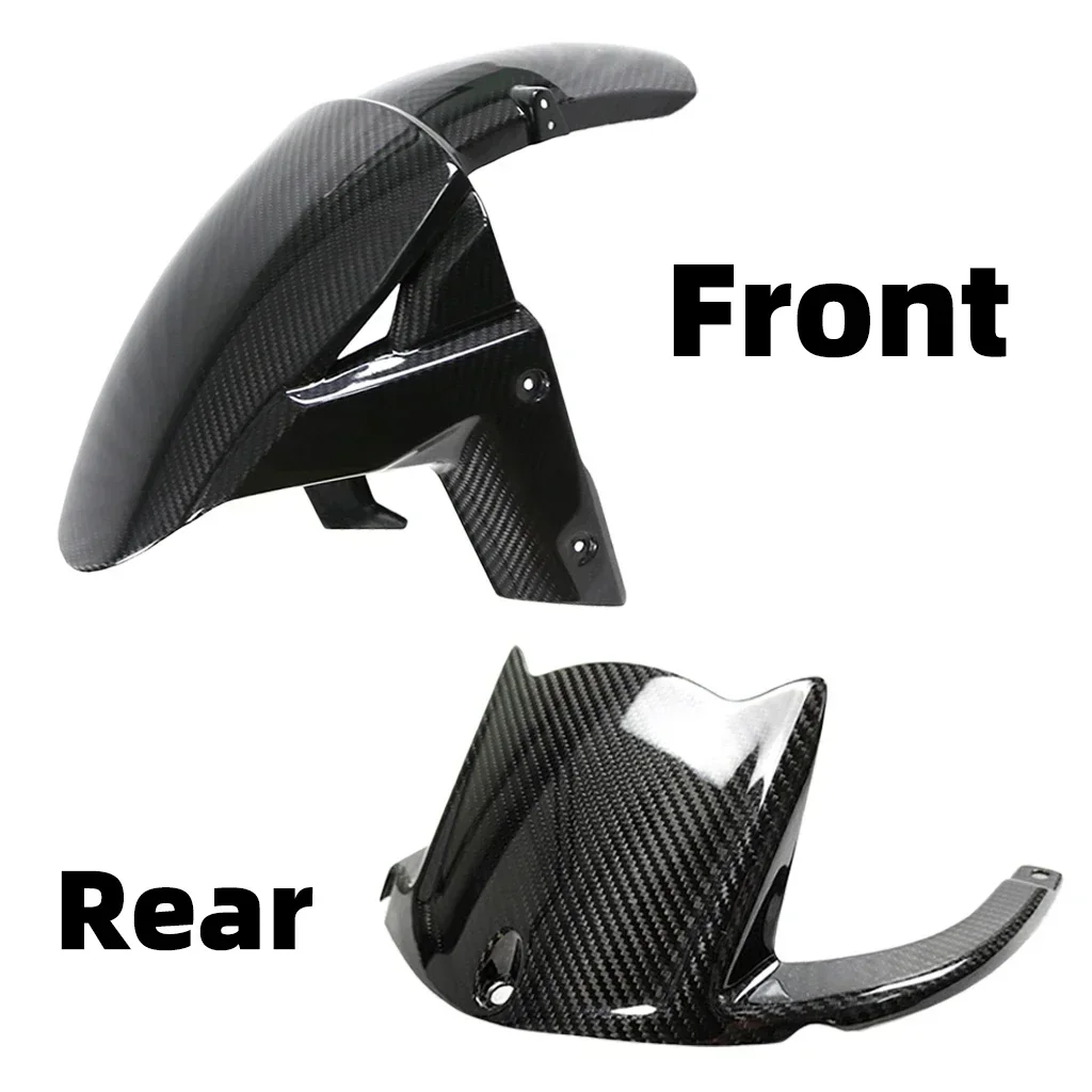 ZX10R Für KAWASAKI NINJA ZX-10R ZX 10R 2011-2024 Motorrad Carbon Vorne Hinten Fender Hugger Kotflügel Reifen klappe Splash