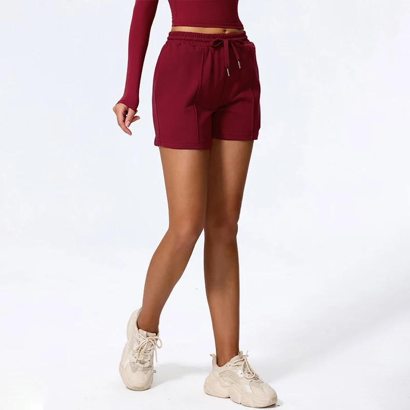 

Ctenkevet Summer Drawstring Women Yoga Shorts Outdoors Sports Joggers Female BaggySweatpants Sports Shorts Women's Yoga Joggers