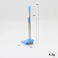 Blue Broom Dustpan