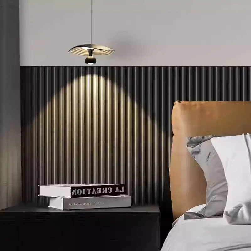 New Nordic Light Luxury Restaurant Bedroom Lift Simple Modern Home Bar Study Living Room Painted Bed Head Pendant Light