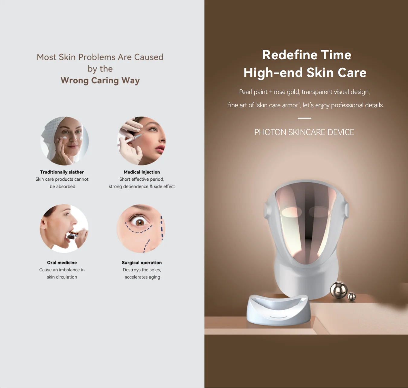 2024 Hot Selling Shrink Pores Home Use Facial Equipment Hot&cold  Firming Device care Products care Equipment