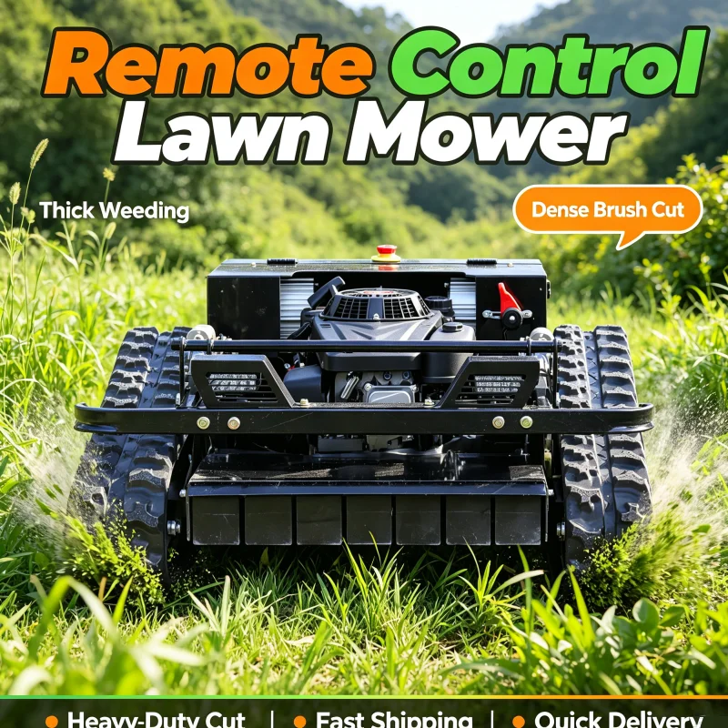 Customized Big Promotion Remote Control Lawn Mower Self Propelled 4 Stroke Adjustable Cutting Height For Home Lawn