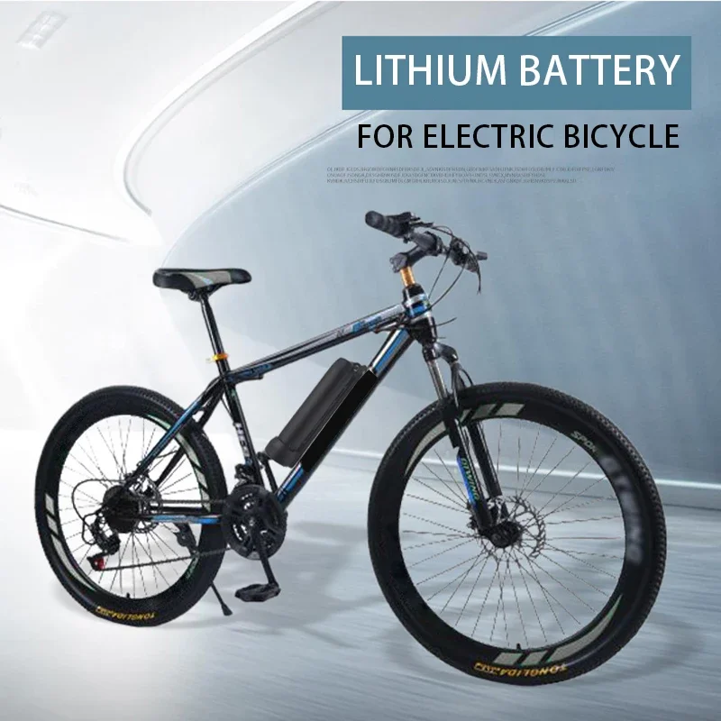 Large-capacity 24V 10.5Ah 36V 7Ah rechargeable lithium battery, for modified moped battery of Haitu electric bicycle.