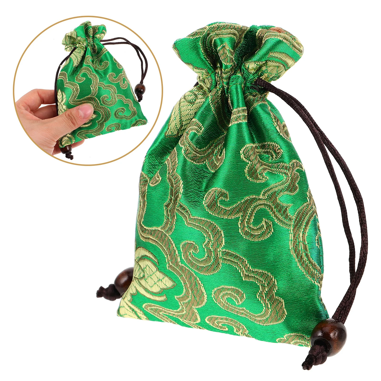 

Silk Pouch For Candy Pouch Weddings Pouches Drawstring Pouch Craft Bag Chinese Embroidered Brocade Brocade Jewelry Pouch Jewelry