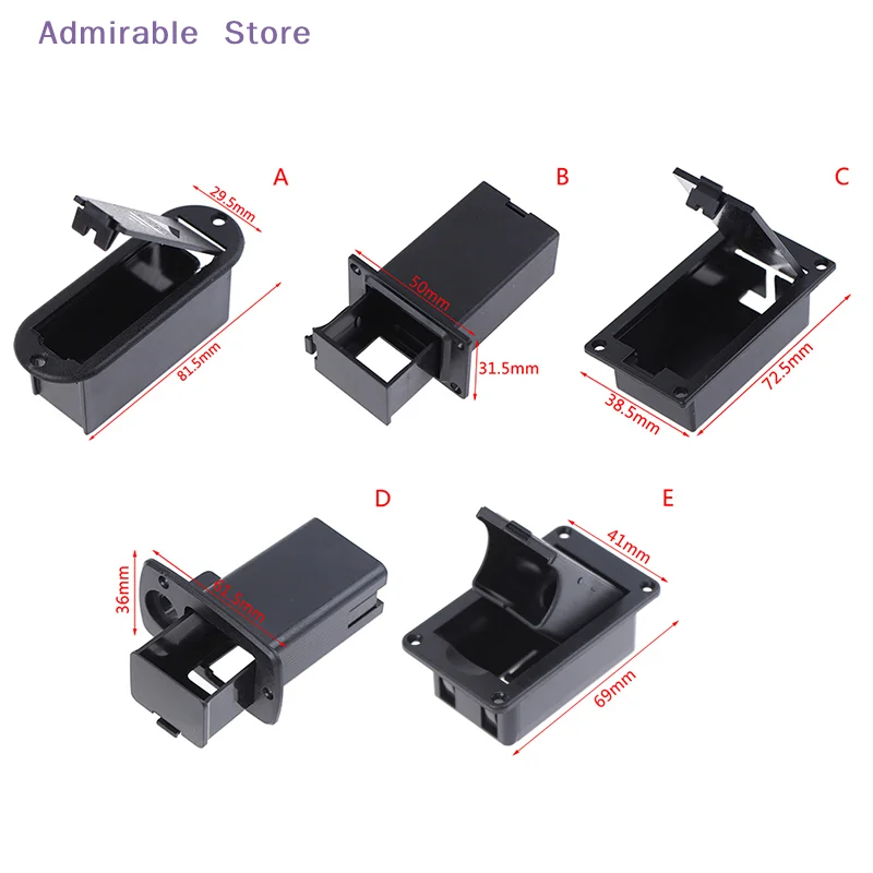 wActive Bass Guitar Pickup 9V Battery Boxs 9V Pick Up Battery Holder/Case/ Cover