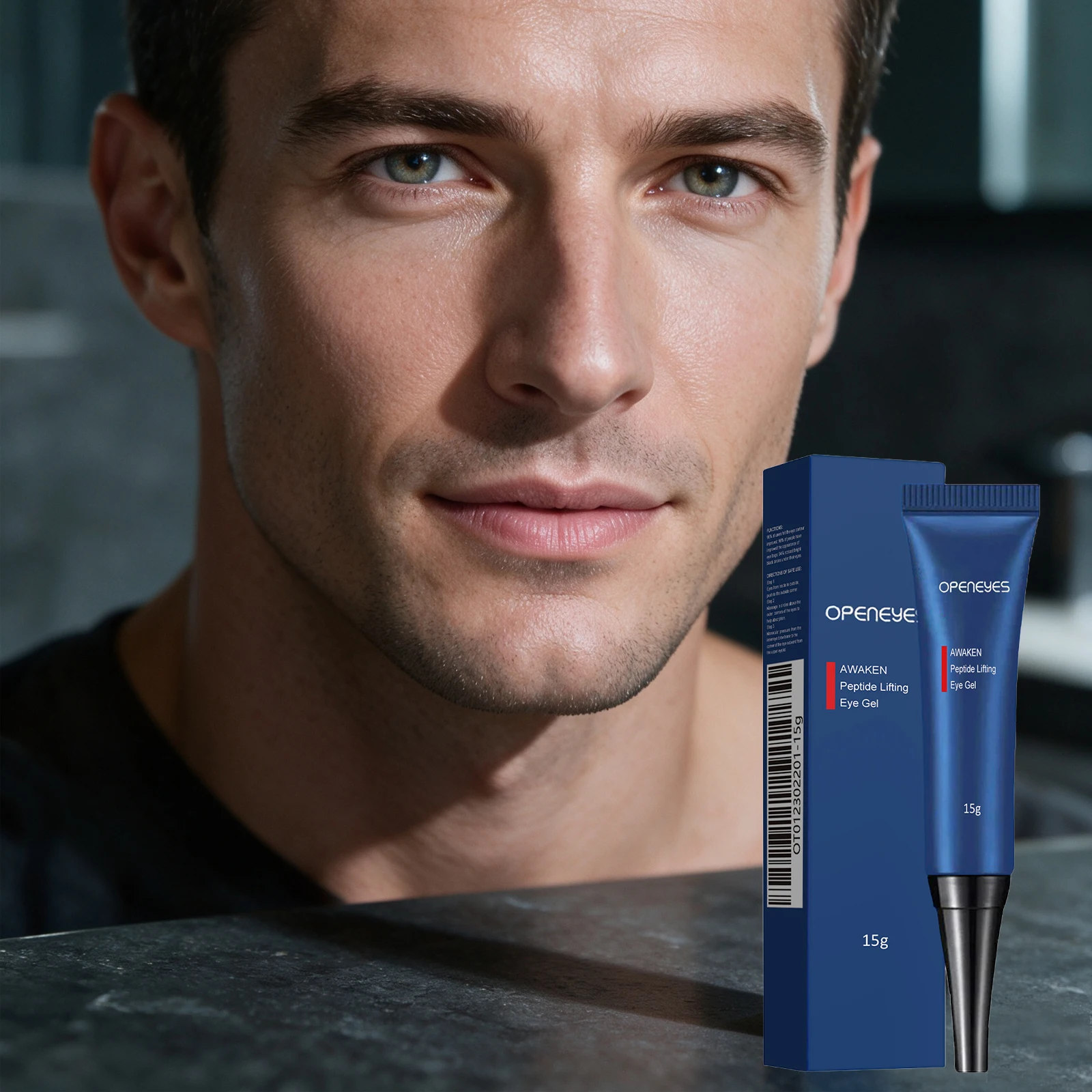 Awaken Peptide Lifting Eye Gel Reduce Dark Circles Anti Puffiness Remove Eye Bags Deep Moisturizing Hydrating Firming Eye Cream
