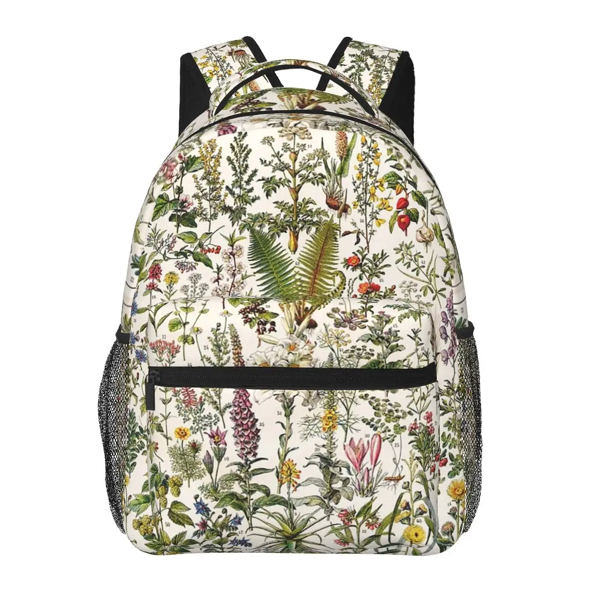 Adolphe Millot - Plantes Medicinales B Backpacks Boys Girls Bookbag Children School Bags Cartoon Laptop Rucksack Shoulder Bag