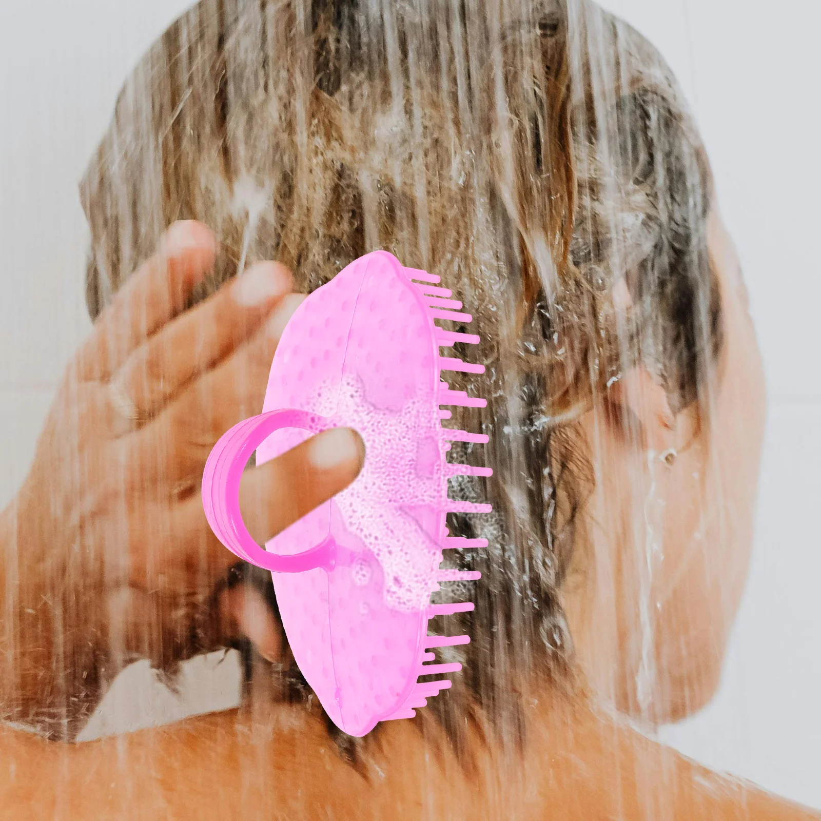 

8 Pcs Massage Scalp Cleaning Brush Brushes for Household Hair Pp Shampoo Scrubber