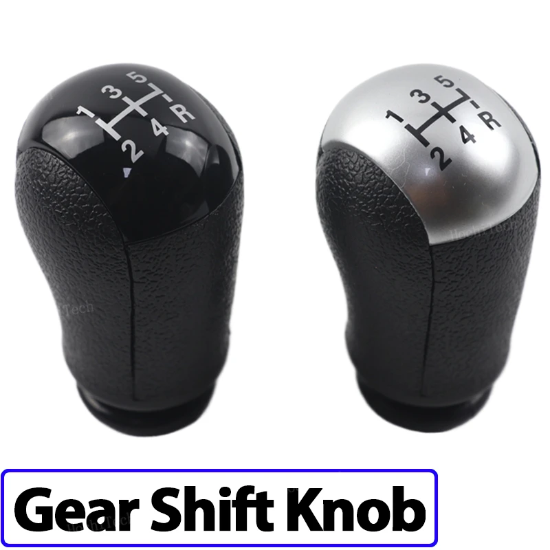 5 Speed MT Car Gear Stick Shift Knob For Ford Focus Mondeo MK3 S-MAX C-MAX Mustang Galaxy Fiesta MK6 Transit Accessories