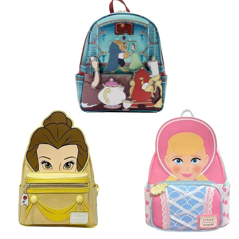 

Коллекция персонажей принцессы, мини-рюкзак, школьный рюкзак для девочек, милая сумка на плечо, уличная сумка для отдыха, подарок для девочки
