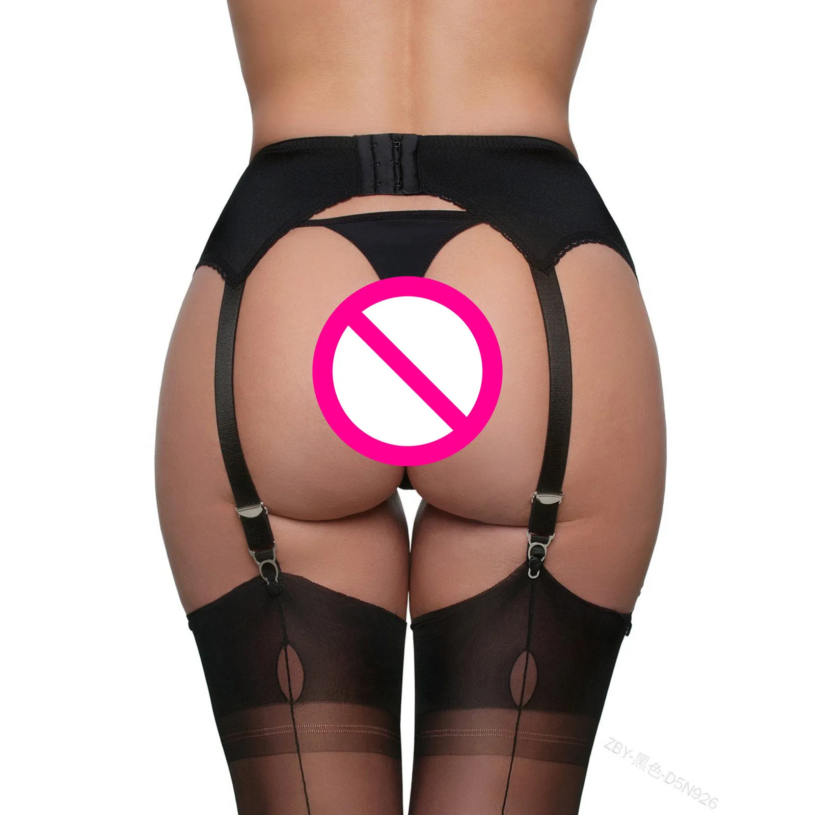 Sexy Lingerie For Women, Double Breasted High Waisted Lace Sexy Garter Straps Adjustable,Club dance mesh garter Exotic Pants