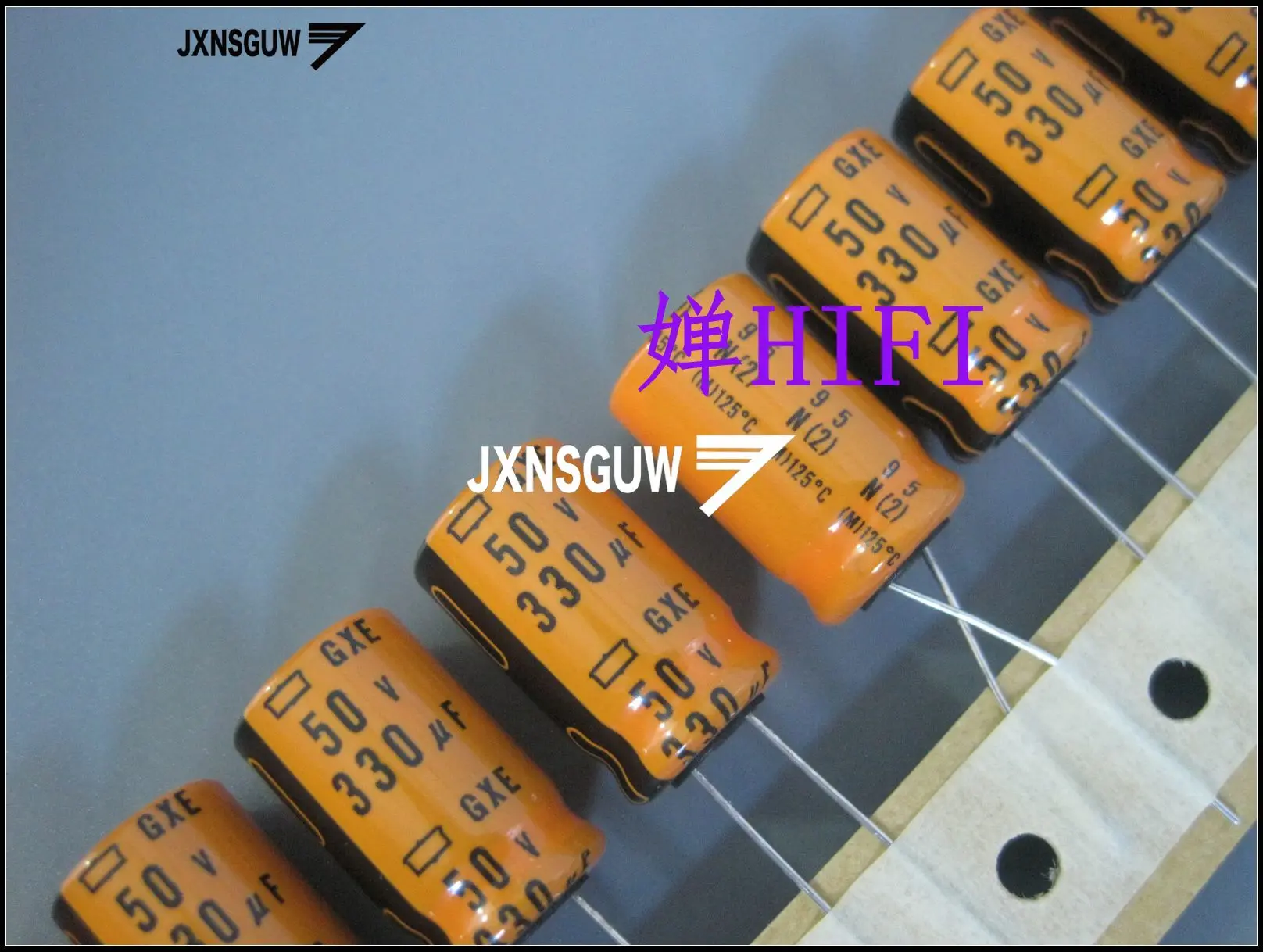 10PCS NIPPON GXE 50V330UF 12.5X20MM NCC Aluminum electrolytic capacitor 330UF/50V CHEMI-CON 125 degrees 330uF 50V