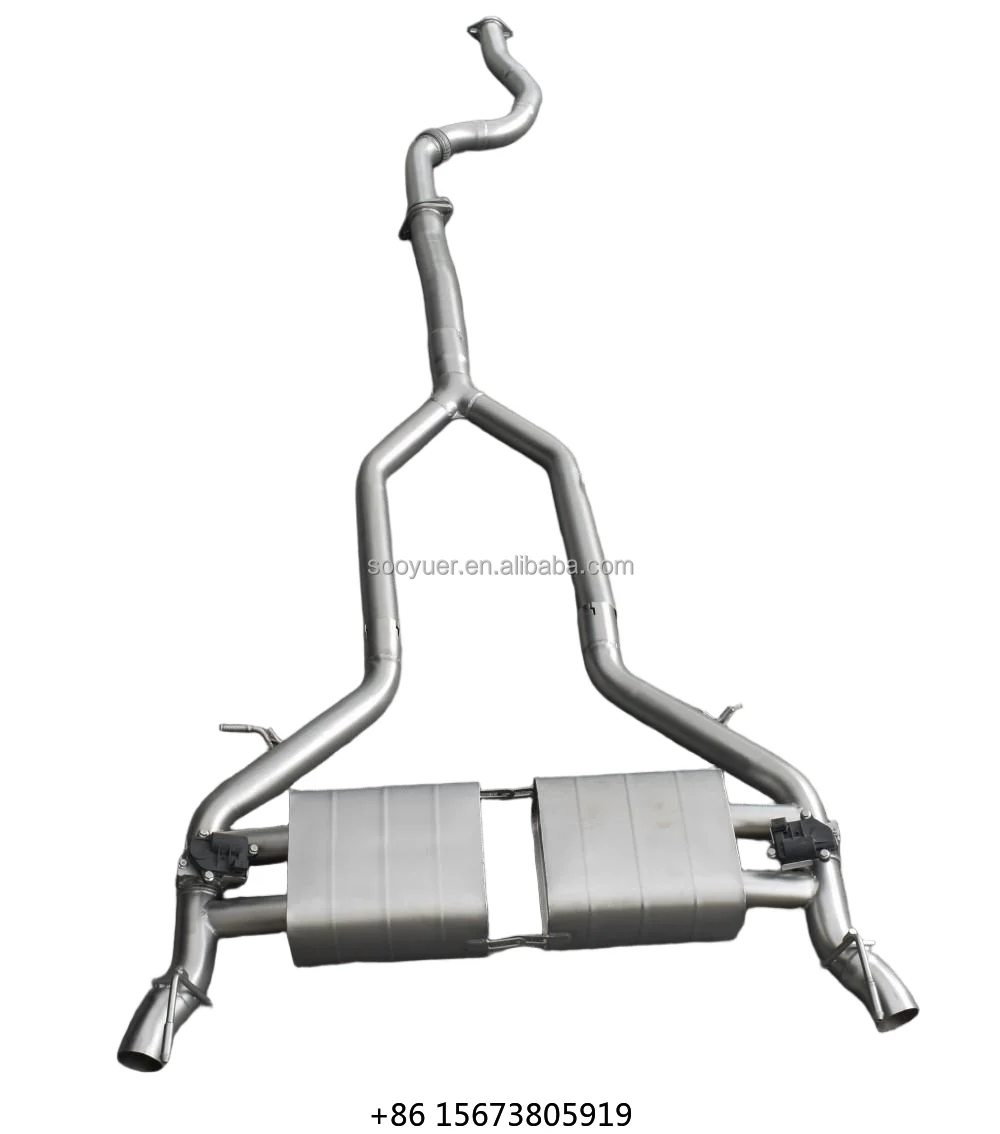 Sport Tuning Exhaust Pipe Escape for  CT4 2.0T  Stainless Steel Valvetronic Catback Exhaust MufflerCustomed