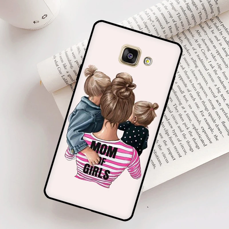 Mẹ Con Gái Cô Gái Sơn Bố Ốp Lưng Dành Cho Samsung Galaxy Samsung Galaxy J3 J5 J7 2017 J1 A3 A5 2016 J4 J6 Plus a6 A7 A8 A9 J8 2018 Bao