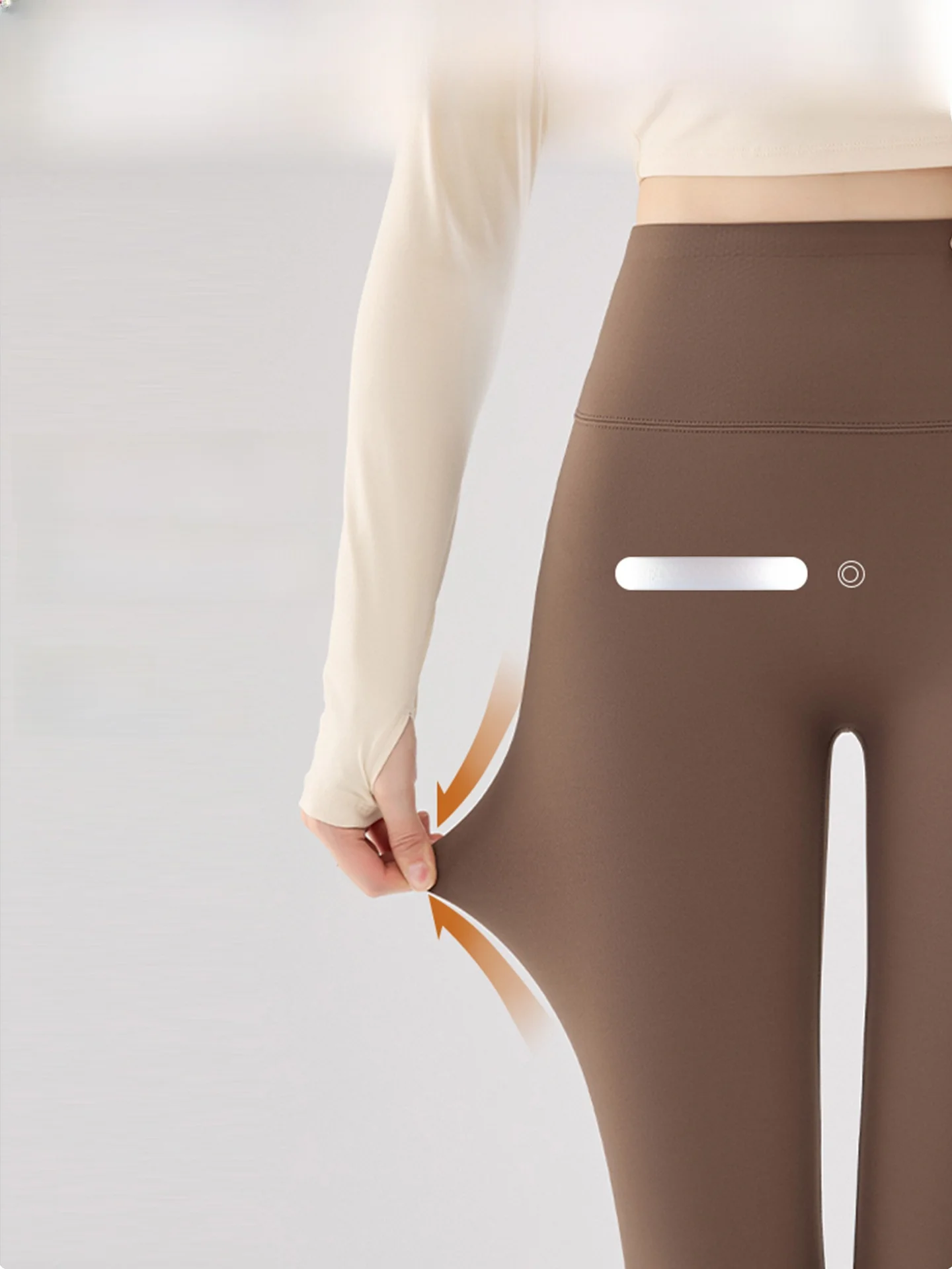 ay arkskin Pants Women's High Waist Thiened Fce Yoga Fitn Warmth Boting Trousers Autumn Winter Outwear 