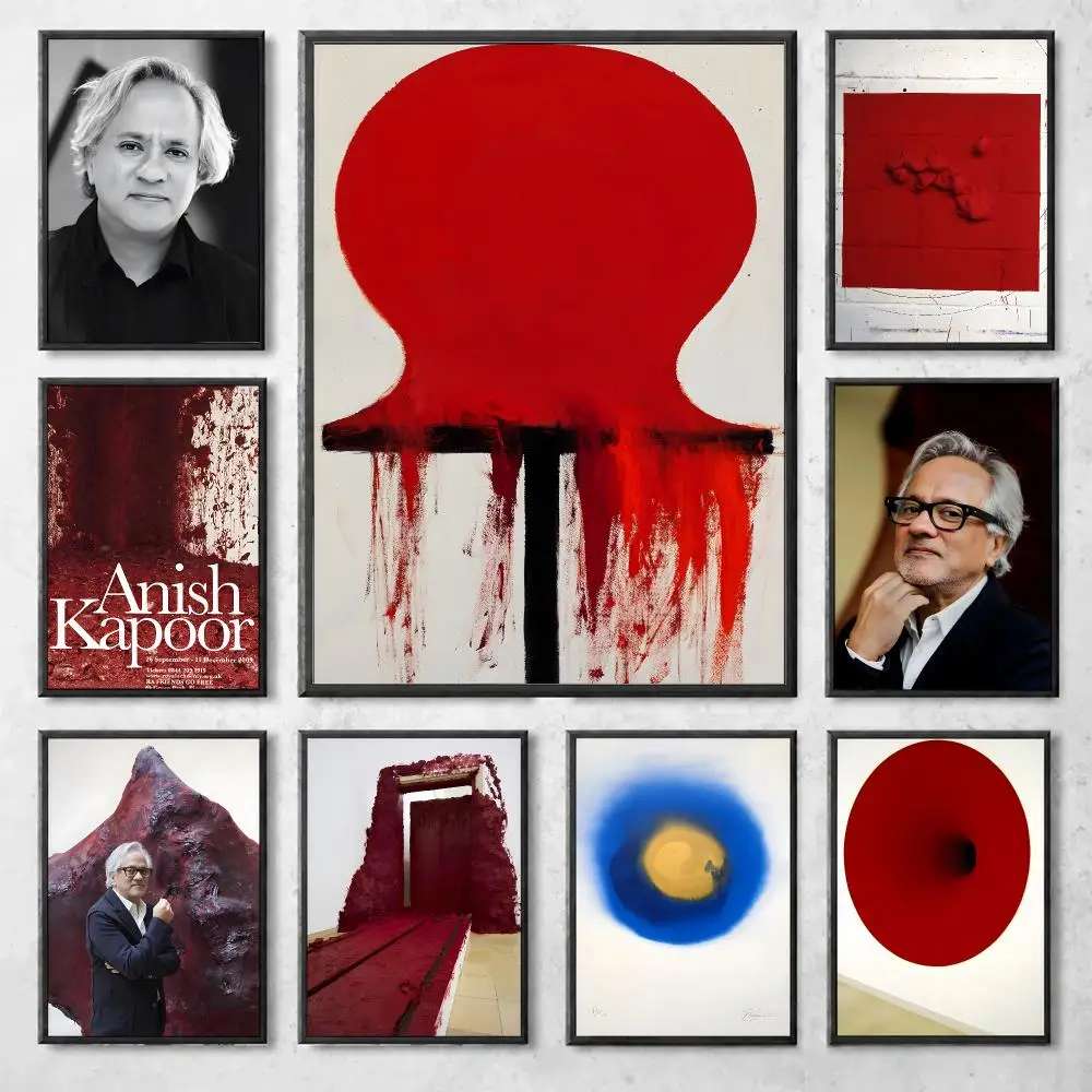 art Anish Kapoor Poster HD Self-Adhesive Waterproof Poster Wall HD Print Room Aesthetic Decoration Gift