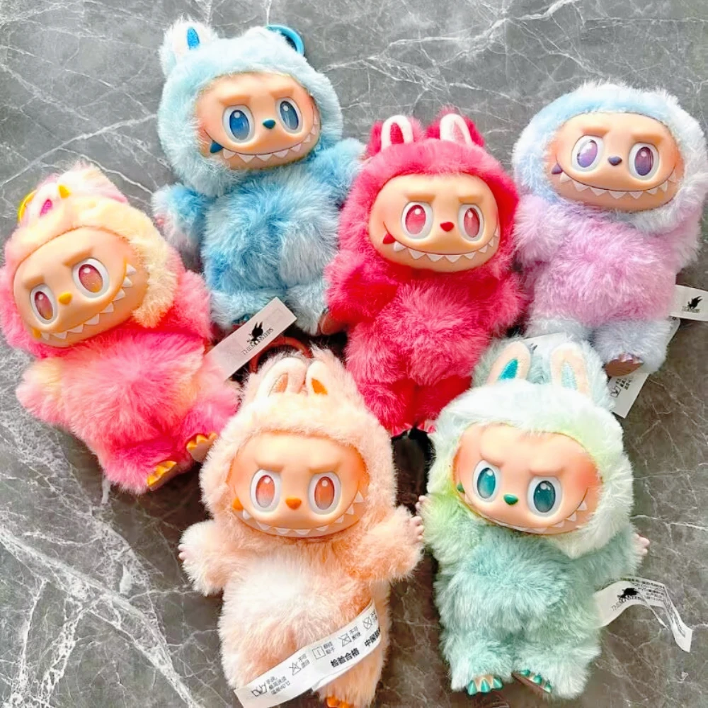 

Trendy Souvenirs Labubu V3 Labubu The Kawaii Lububu Doll Keyring Surprise Christmas Gift Kids Toys