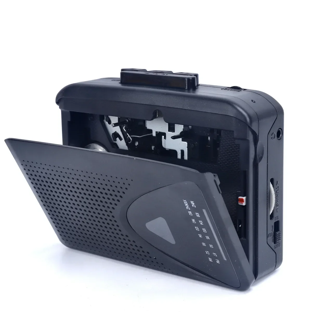 

Bangood235 Portable Cassette Player AM/ FM Radio Auto Stop Mini Stereo Tape Player 3.5mm Earphone Jack Adjustable Volume