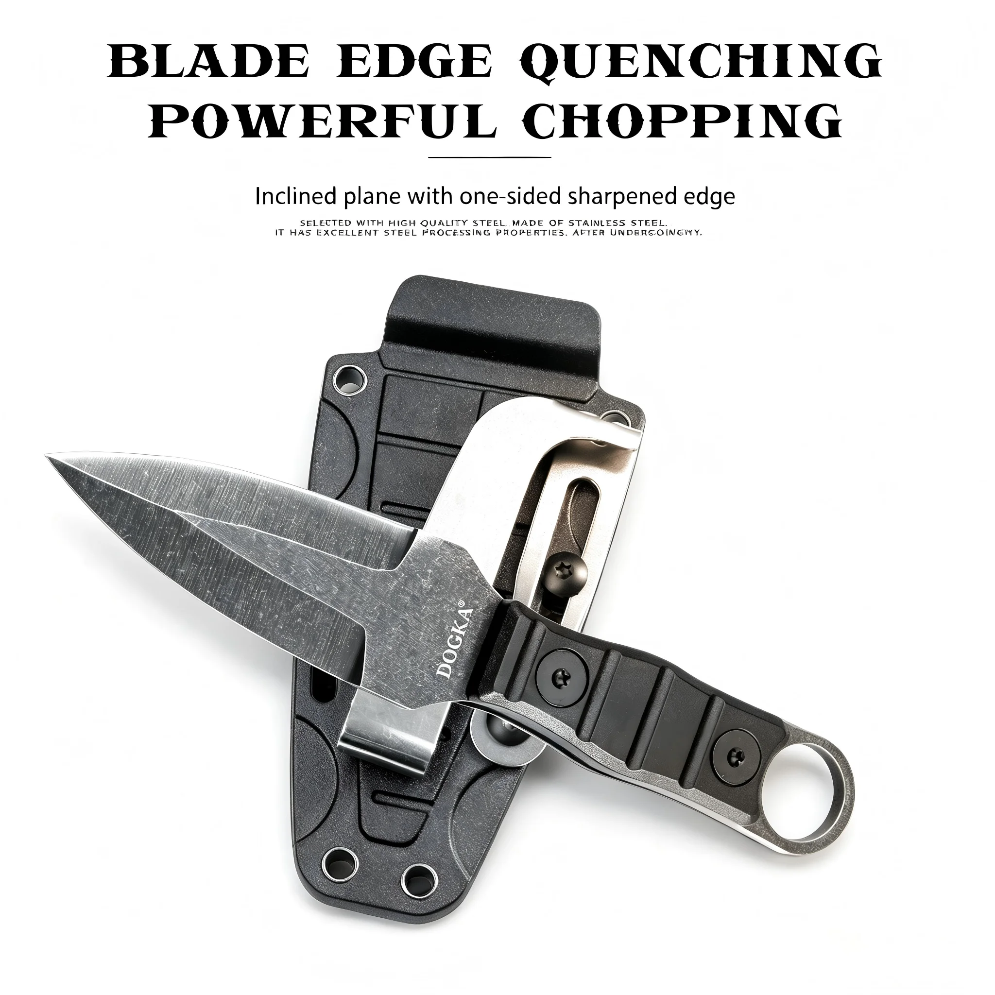 DOGKA Fixed Blade Pocket Utili - огляд і ціна Edc Pocket Carry Fixed Blade