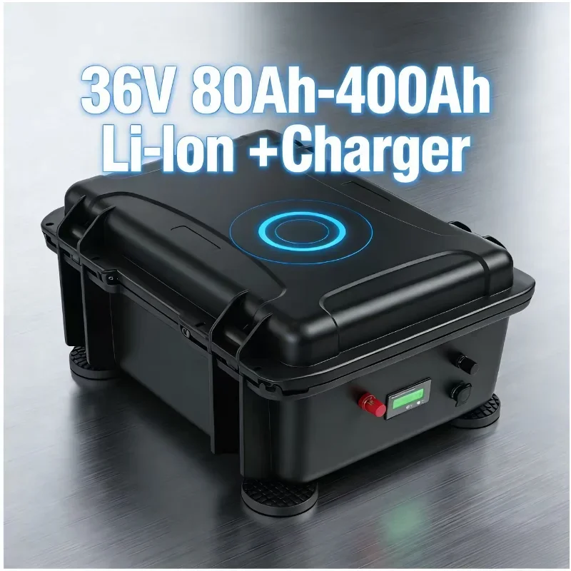 36V 40Ah-400Ah Lithium-Ion Battery Pack Game-Changer for 2000W-4000W Tricycles, Scooters, Boats, Solar Systems & EVs Say Goodbye