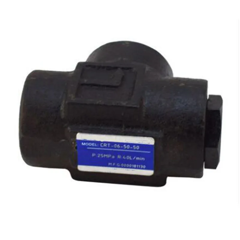 Oil research right angle check valve CRT-03-04-50 CRT-06/10-04/35/50-50 CRG-10-50-50 direction control hydraulic valve