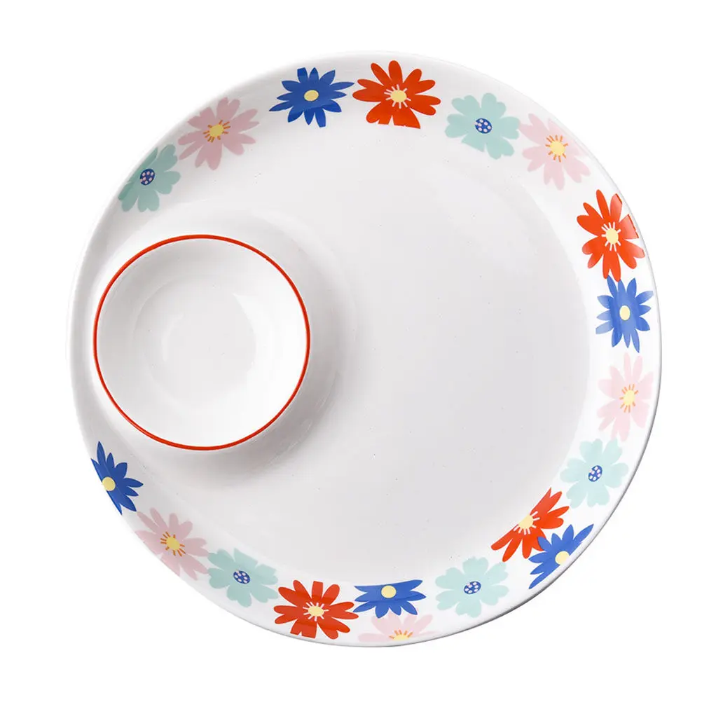

on Diet Dish Sectioned Plates for Adults Portion Control Dinnerware Serving Practical Dining