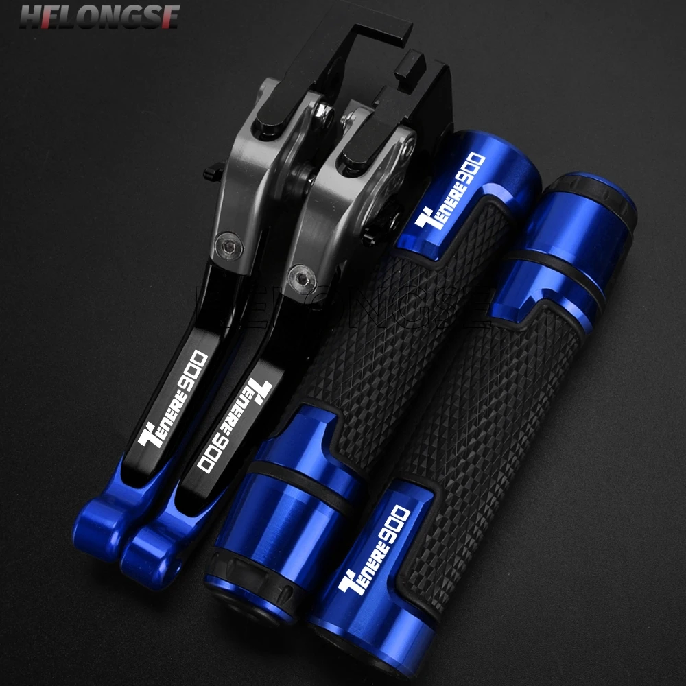 

Motorcycle Adjustable Foldable Brake Clutch Levers FOR YAMAHA TENERE900 2019-2021 2020 TENERE 900 Handle Handlebar Grips Ends