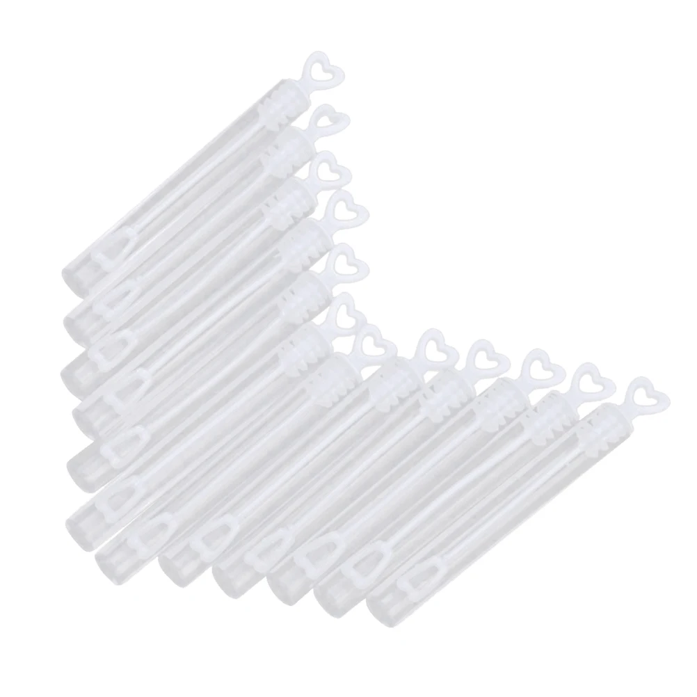 30 szt. Puste Bąbelkowe Butelki Dziecięce Butelki na Mydło w Kształcie Serca Lekkie Upominki na Przyjęcia Wesela Baby Shower Ukończenie Szkoły