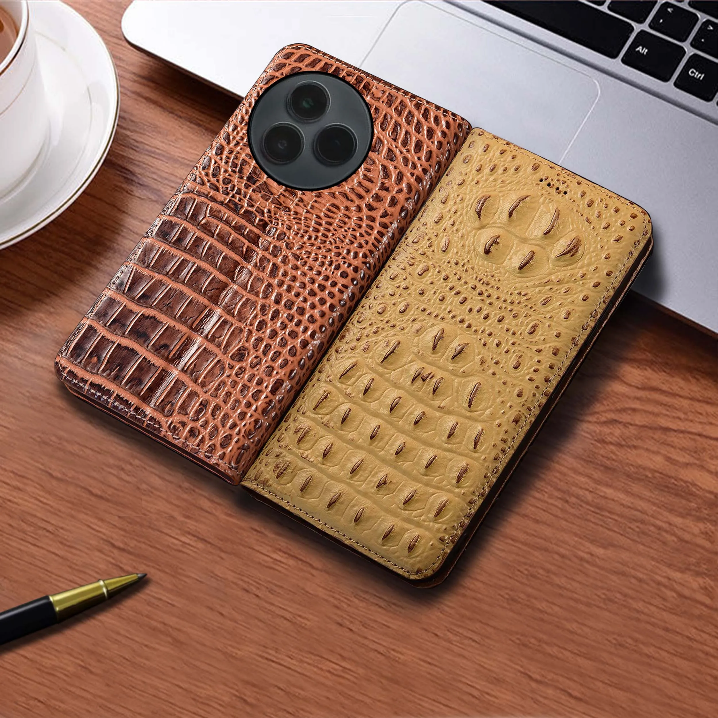 

Crocodile Claw Pattern For Xiaomi Civi 1S 2 3 4 5 Mix 2 2S 3 4 CC9 CC9E Mi A1 A2 A3 Pro Lite Of Genuine Leather Flip Phone Case