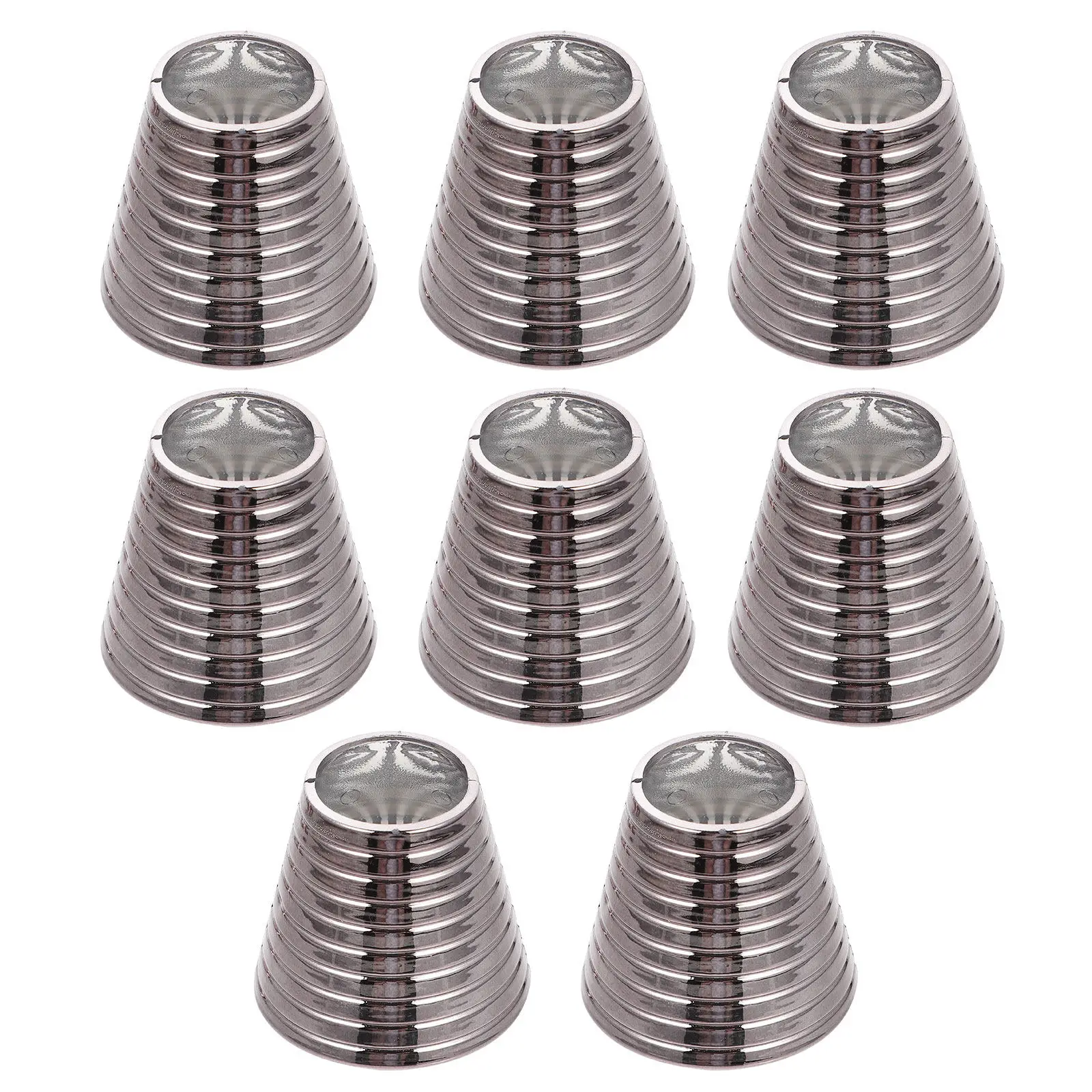 

8Pcs Hair Cuffs Ponytail Rings Easy to Use Ergonomic Design for Daily Party Wear Hair Band Cuff Accessories Ponytail Buckles