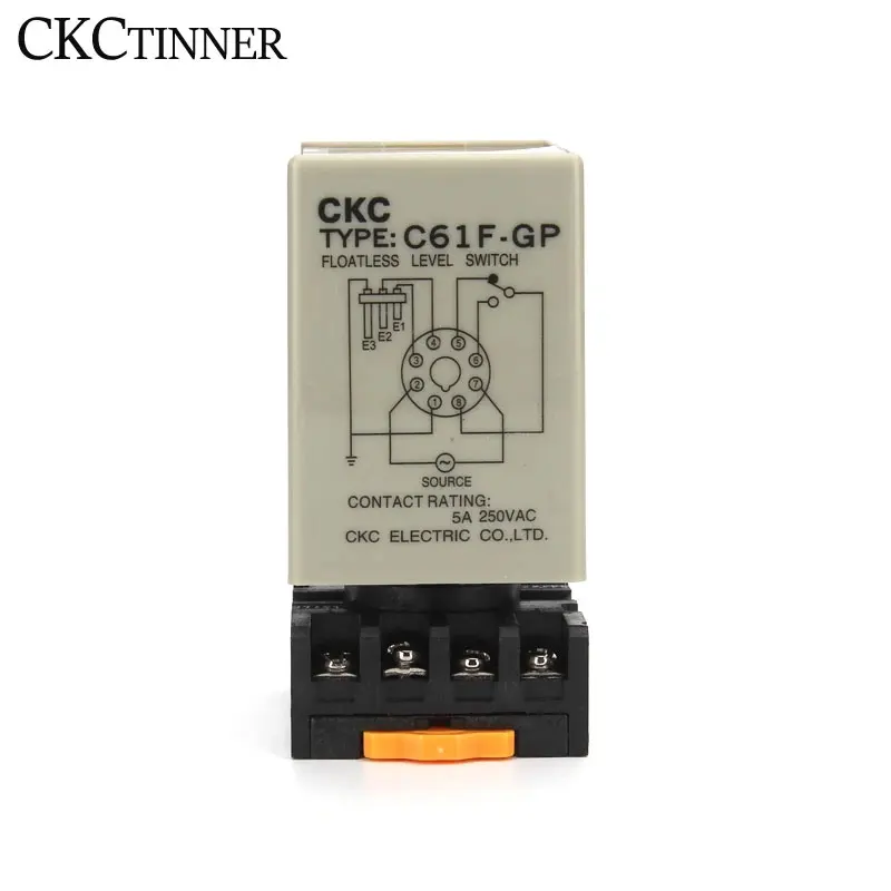 C61F - GP Water Level Controller Switch Pump Automatically Switches With Base Socket DC24V AC220V AC380V