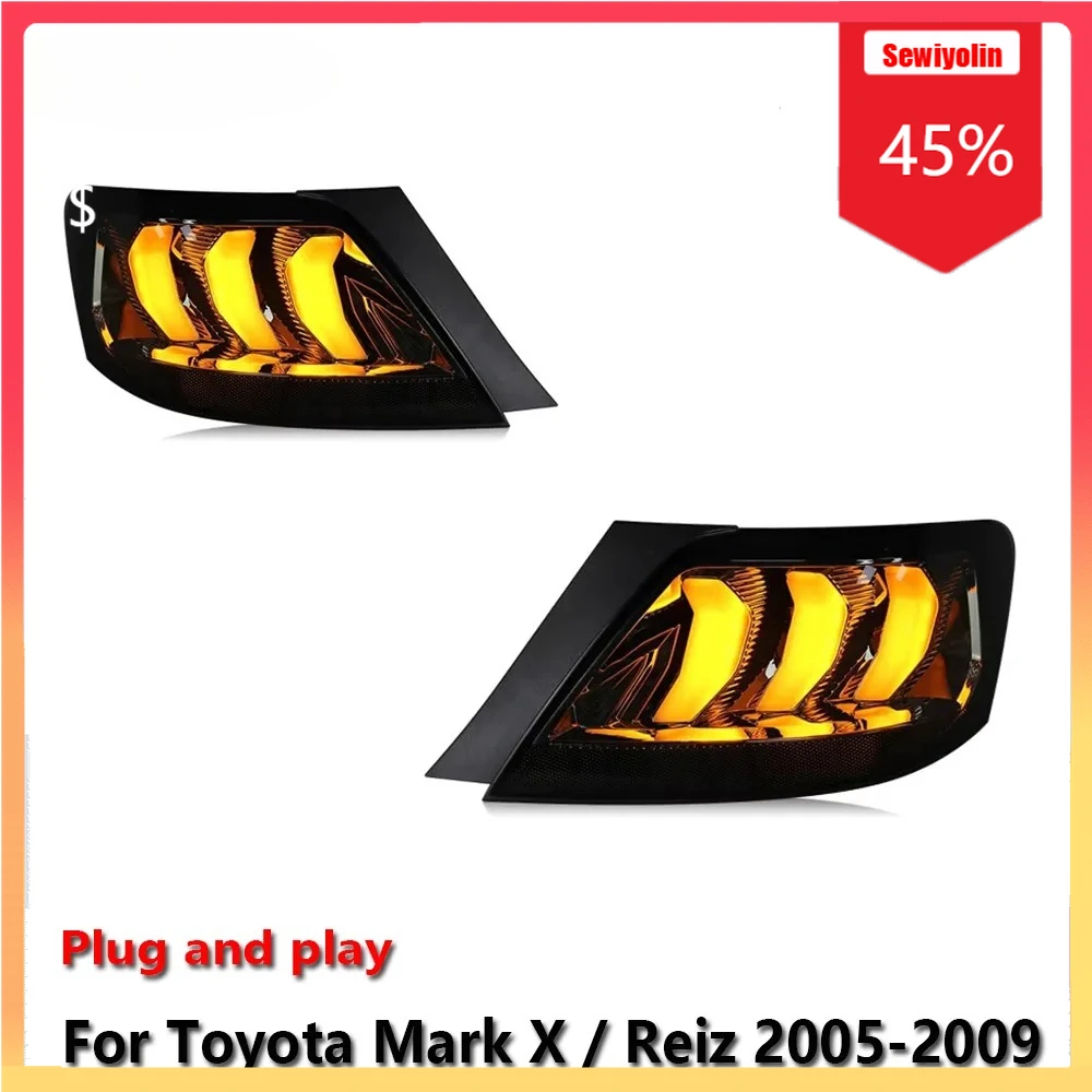 

Car LED Tail Light Automobile Parts For Toyota Mark X / Reiz Auto Fog DRL Brake Turn Signal Lamp Plug and Play