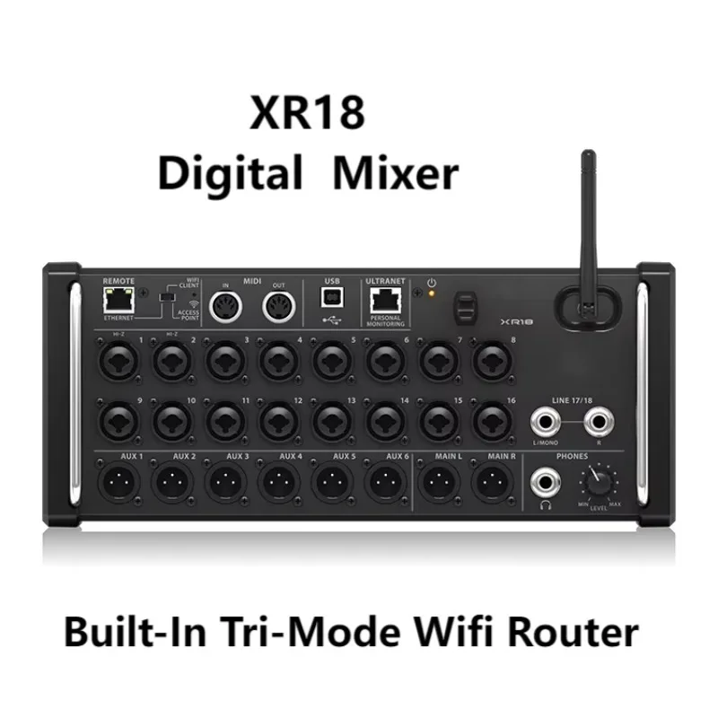 

XR18 Multi-Channel Usb Audio Interface Sound System Studio Original Digital Mixer