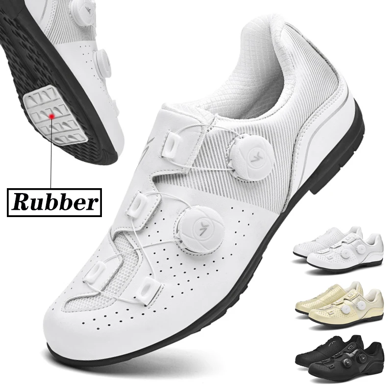 Men Non Locking Mountain Bike Shoes Without Cleats Road Bicycle Rb Speed Non Cleat Cycling Shoes Sneaker Flat Pedal Mtb Women