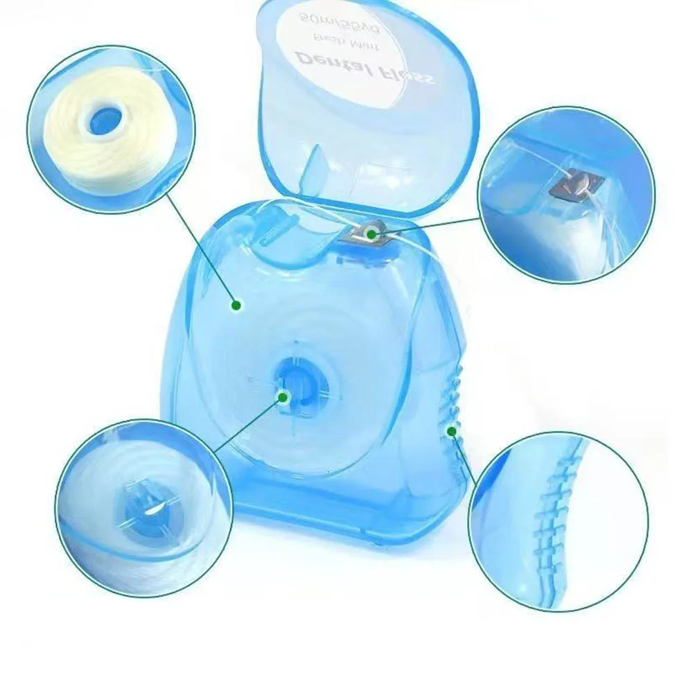 Hilo Dental de menta de grado profesional, ultraclean, lo mejor para eliminar la placa entre los dientes a prueba de trituración
