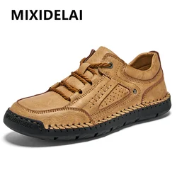New Outdoor Handmade Men's Shoes Lightweight Fashion Men's Sneakers Breathable Men Casual Shoes Comfortable Men's Driving Shoes