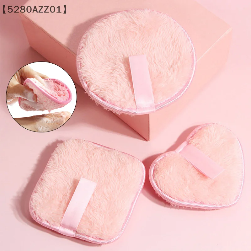 1/3 Stuks Make-Up Verwijdering Spons Microfiber Doek Pads Remover Gezicht Reiniging Handdoek Herbruikbare Reiniging Make-Up Spons