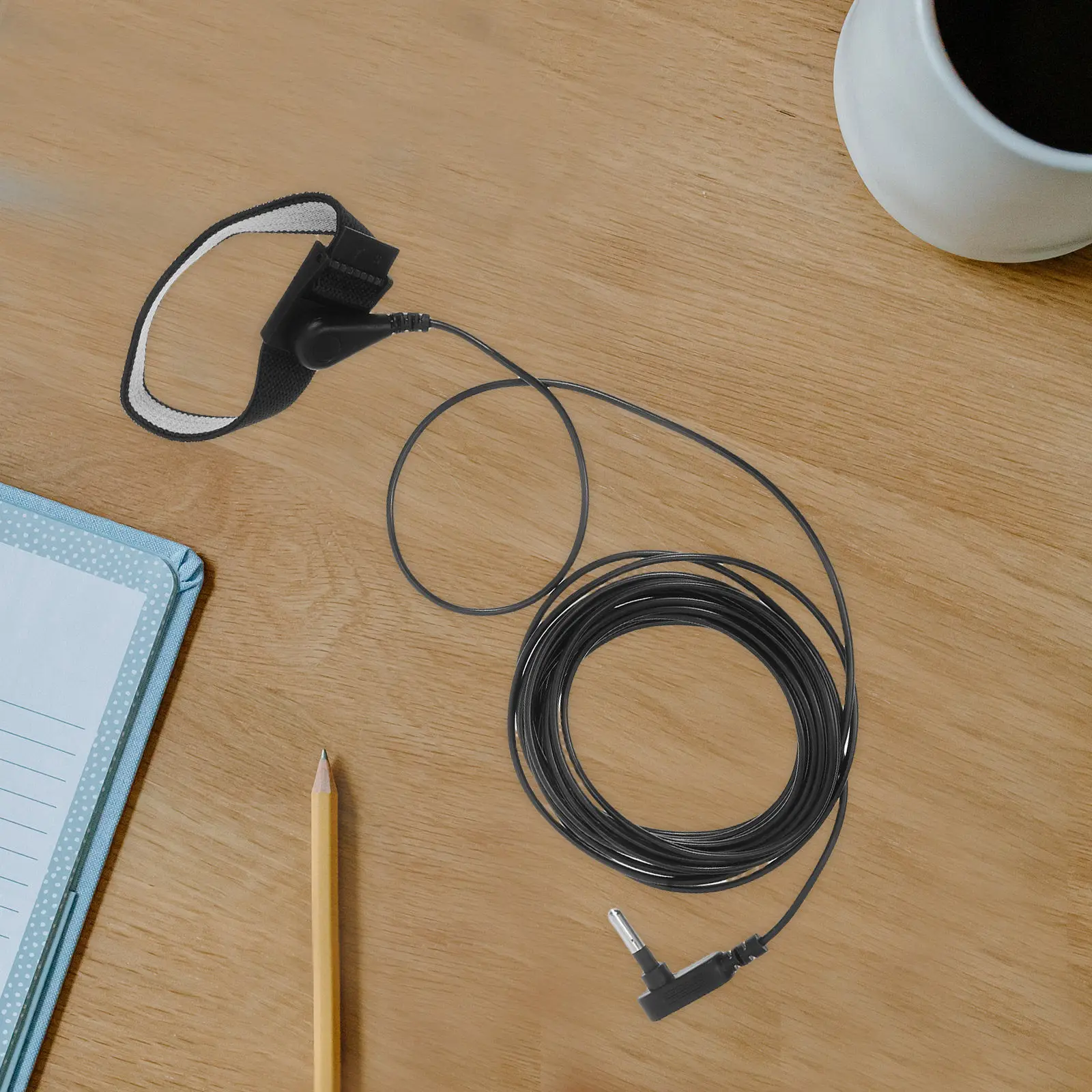 

Anti Static Wrist Strap Black Adjustable Grounding Wire for Electronics Repair Pc Building Laboratory Use Static Discharge Band