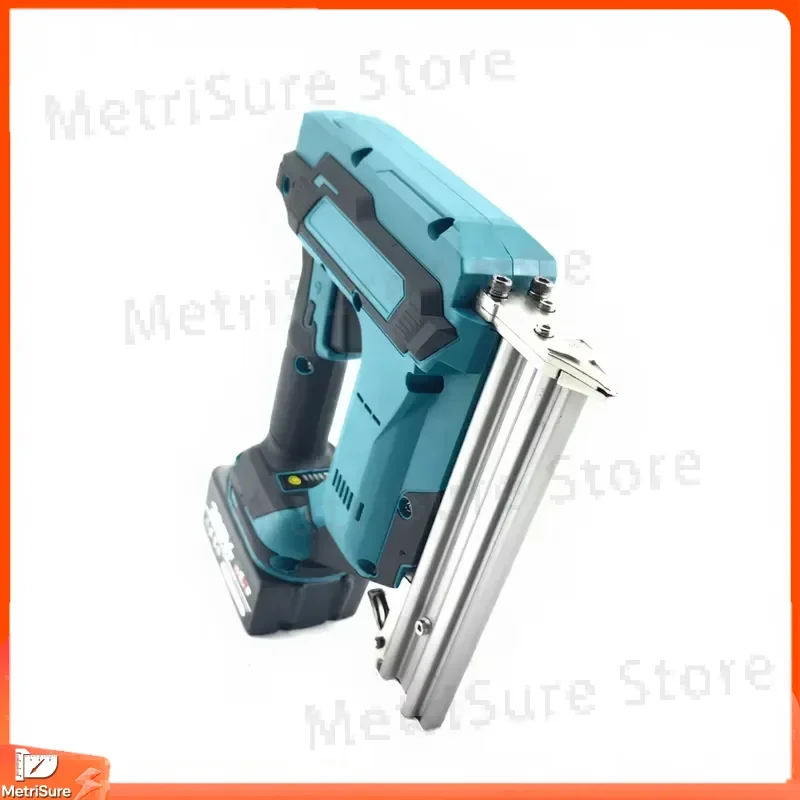 21V Cordless Brushless Nail Gun with Lithium Battery Industrial Automatic Single Shot Straight Nail Tool Portable Power Nail