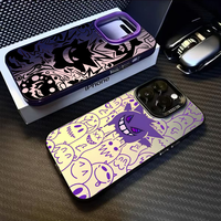 Anime Gengar Cartoon Phone Case For iPhone 16 15 14 13 12 11 Pro Max White Ultra-thin Soft Candy Abrazine Funda