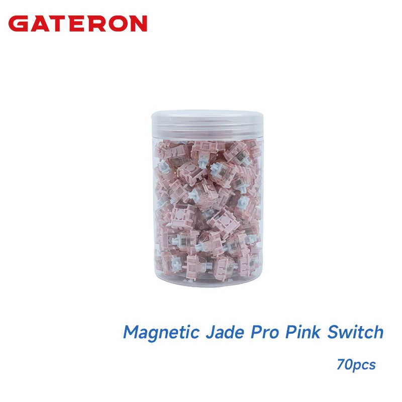 GATERON Magnetic Jade Pro Switch, Lineair, Vrij instelbare pre-travel, Hall-sensor effect voor magnetisch toetsenbord, gaming, kantoor