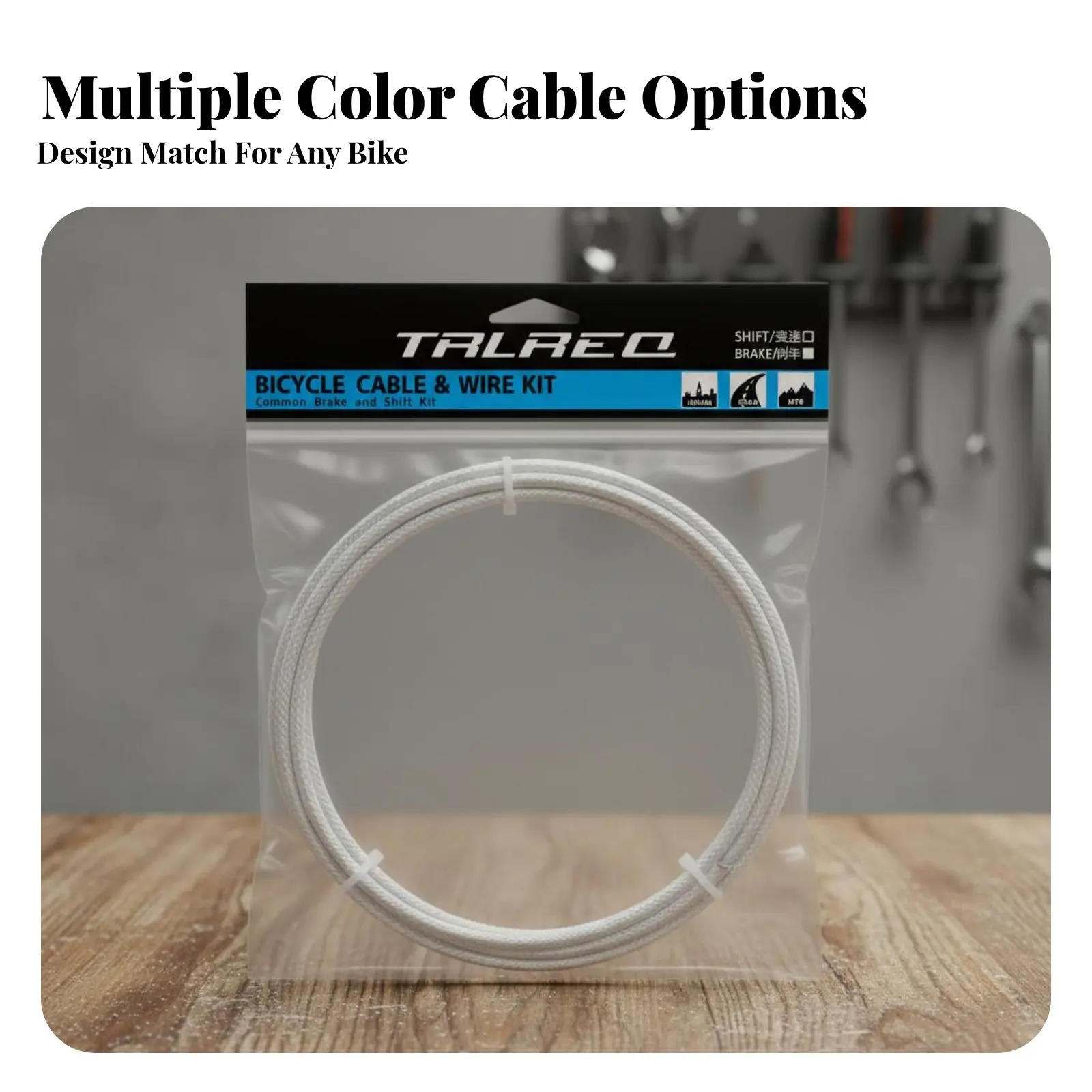 

3-метровый плетеный шланг для велосипедного тормоза: легкое торможение, низкое сопротивление, внешний трос переключения передач